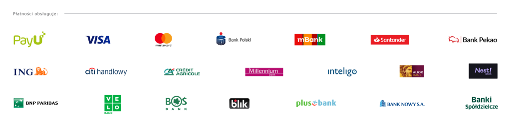 Formy płatności PayU